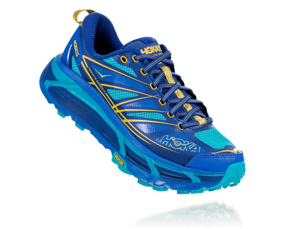 Hoka One One Trailsko Dame - Mafate Speed 2 - Blå - 892417QAF